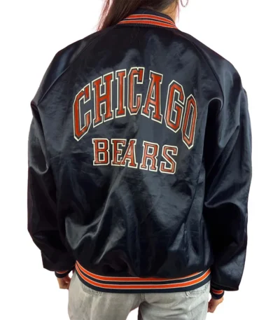 90s Chicago Bears Satin Jacket
