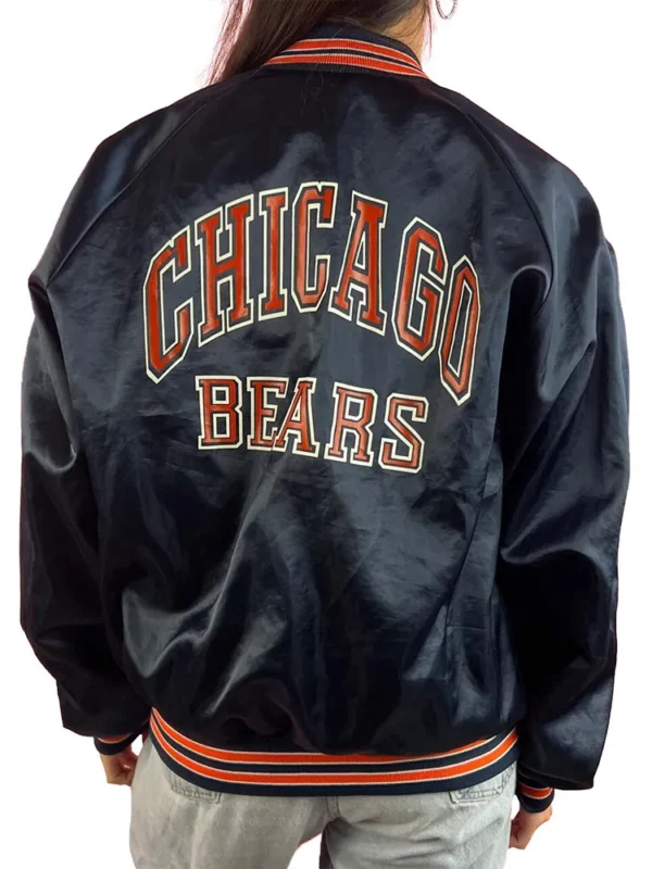 90s Chicago Bears Satin Jacket