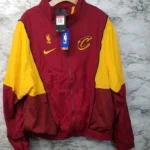 90’s Cleveland Cavaliers Warm Up Full Zip Red Jacket