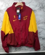 90’s Cleveland Cavaliers Warm Up Full Zip Red Jacket