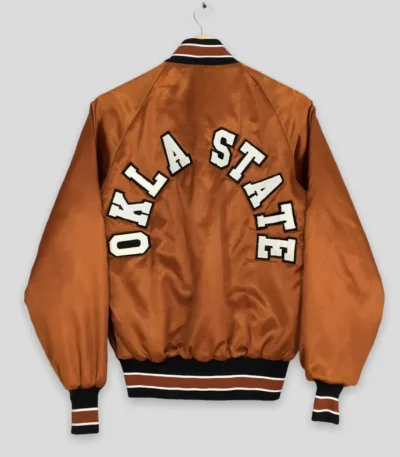 90s Dallas Cowboys Brown Satin Jacket