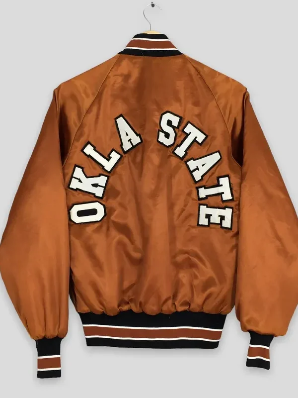 90s Dallas Cowboys Brown Satin Jacket