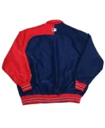 90’s Cleveland Indians Blue and Red Satin Jacket