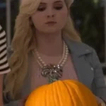 Abigail Breslin Scream Queens Sky Blue Leather Jacket