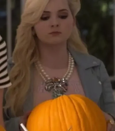Abigail Breslin Scream Queens Sky Blue Leather Jacket