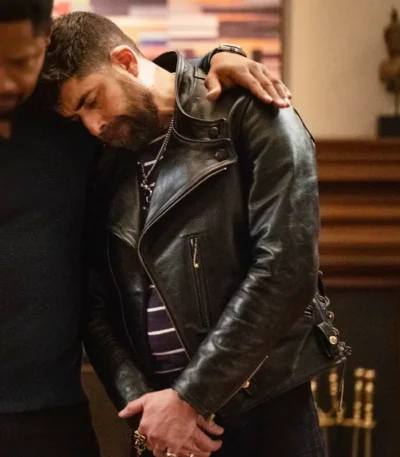 Adam Goldberg The Equalizer S05 Black Leather Jacket
