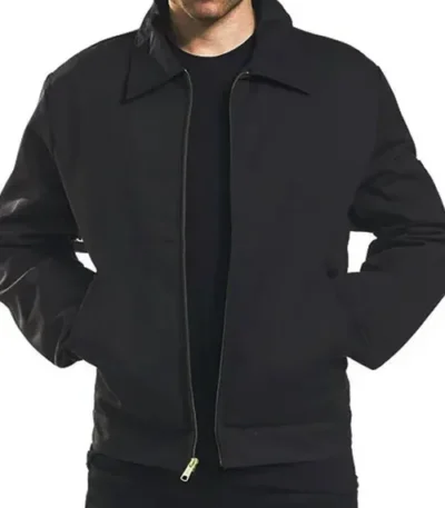 Reacher 2022 Alan Ritchson Black Jacket
