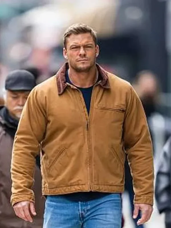Alan Ritchson Reacher S02 Brown Jacket