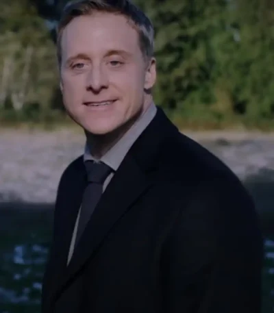 Alan Tudyk Resident Alien Black Wool Coat
