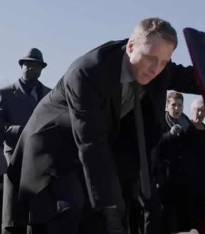 Alan Tudyk Resident Alien Black Wool Coat