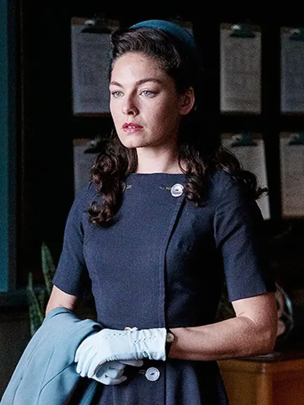 Alexa Davalos The Man In The High Castle Black Coat