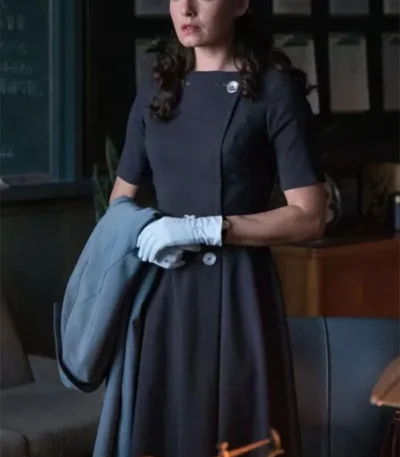Alexa Davalos The Man In The High Castle Black Coat