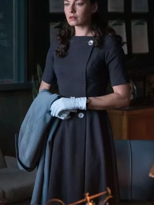 Alexa Davalos The Man In The High Castle Black Coat
