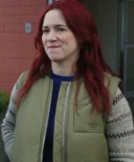 Alice Wetterlund Resident Alien S04 Green Vest