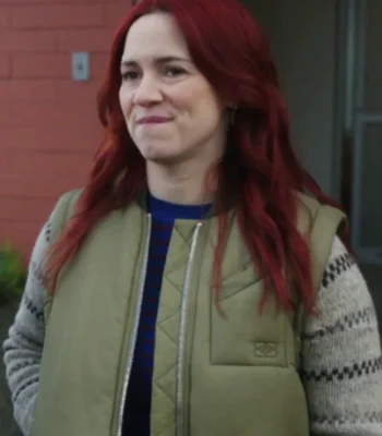 Alice Wetterlund Resident Alien S04 Green Vest