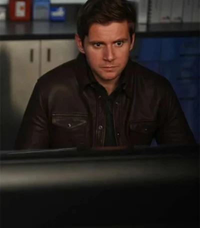 Allen Leech The Good Doctor S03 Leather Jacket