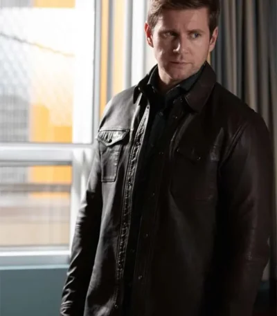 Allen Leech The Good Doctor S03 Leather Jacket