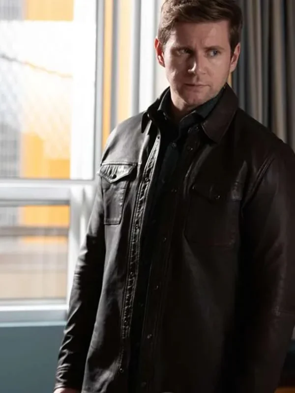Allen Leech The Good Doctor S03 Leather Jacket