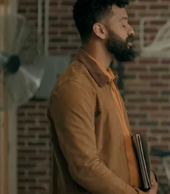 Amadi Shrill Brown Leather Jacket
