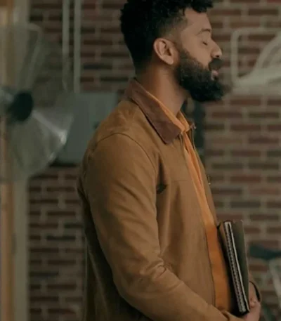 Amadi Shrill Brown Leather Jacket