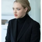Amanda Seyfried The Dropout S01 Black Blazer Coat