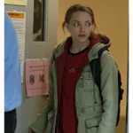 Amanda Seyfried The Dropout S01 Leather Hooded Jacket