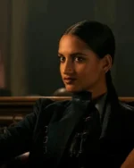 Amita Suman Shadow And Bone Wool Blend Coat