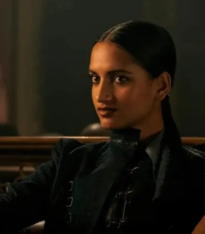 Amita Suman Shadow And Bone Wool Blend Coat