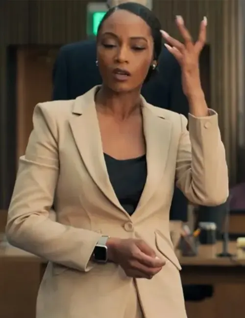Andrea Freemann The Lincoln Lawyer S02 Beige Blazer Andrea Freemann The Lincoln Lawyer S02 Beige Blazer