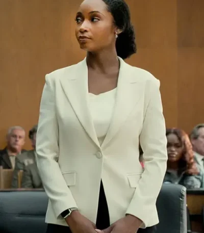 Andrea Freemann The Lincoln Lawyer S02 White Blazer