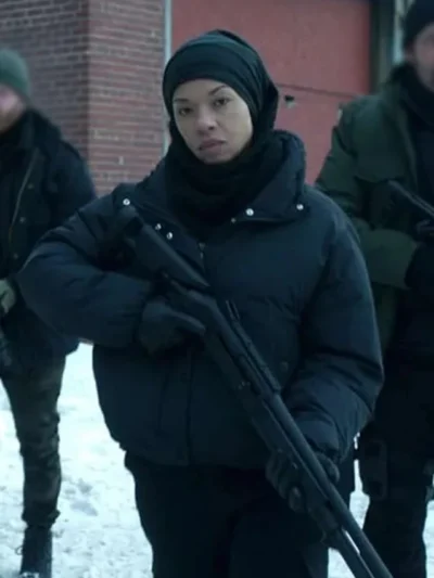 Angel Parker The Recruit S01 Dawn Gilbane Black Jacket