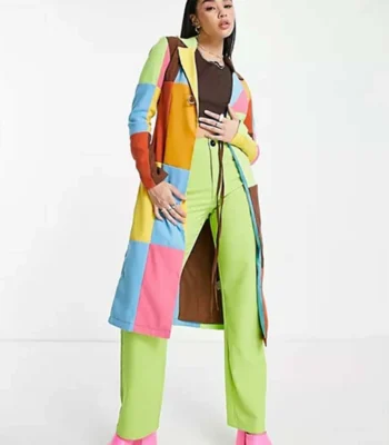 Anthony Lexa Sex Education S04 Multicolor Long Coat