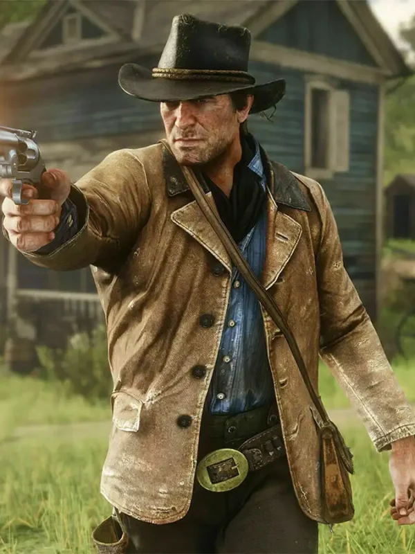 Arthur Morgan Red Dead Redemption 2 Brown Leather Coat