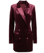 Ashleigh Brewer Bold and the Beautiful Velvet Blazer