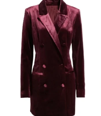 Ashleigh Brewer Bold and the Beautiful Velvet Blazer