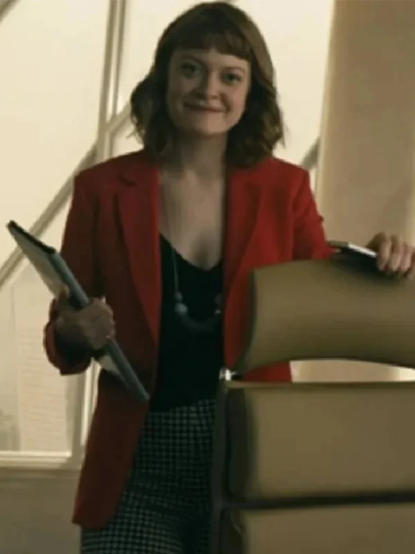 Ashley Barrett The Boys Red Blazer