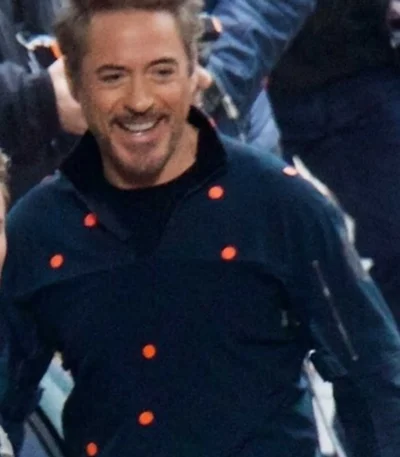 Avengers Endgame Tony Stark Blue Jacket