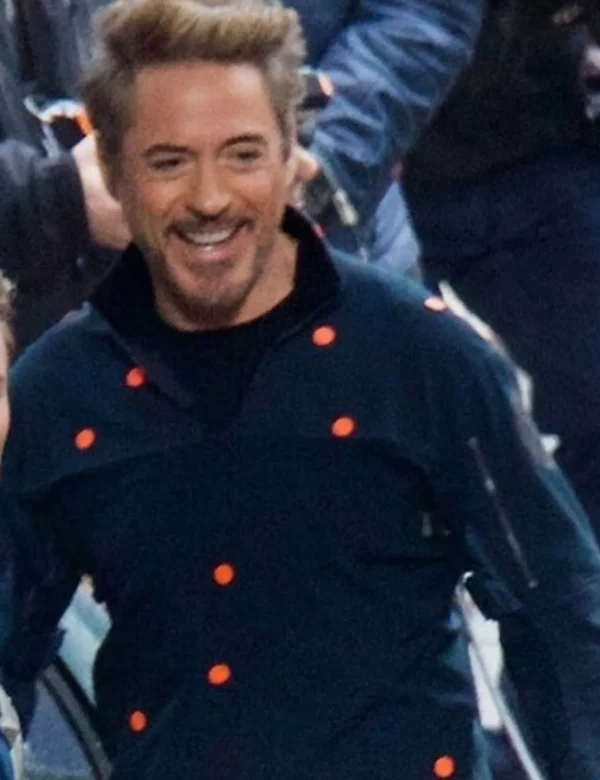 Avengers Endgame Tony Stark Blue Jacket