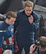 Avengers Endgame Tony Stark Blue Jacket
