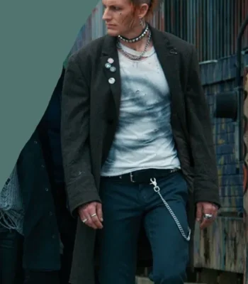 Axel Stranger Things Black Wool Coat