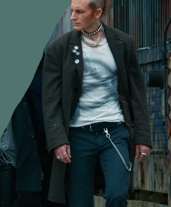 Axel Stranger Things Black Wool Coat