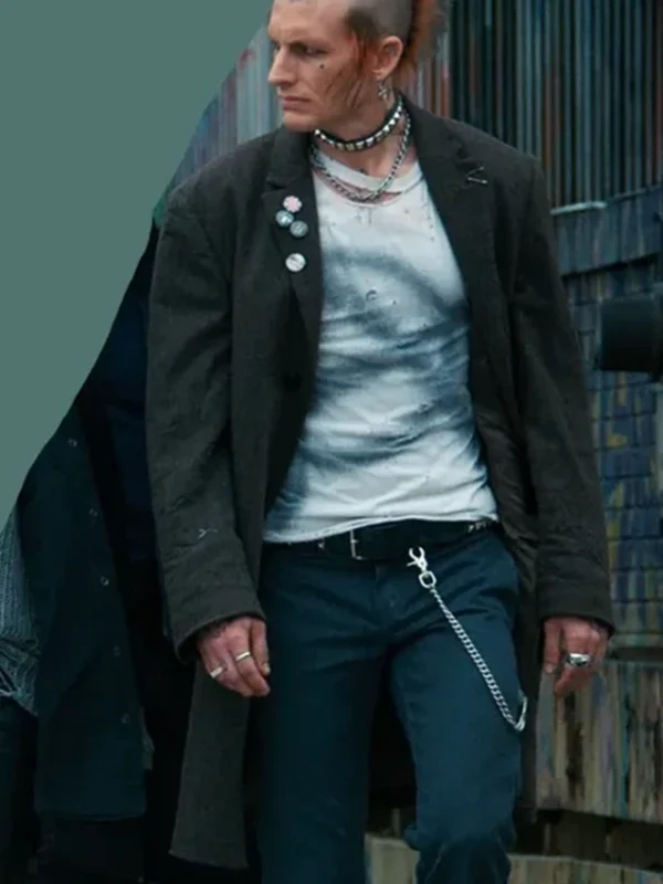 Axel Stranger Things Black Wool Coat