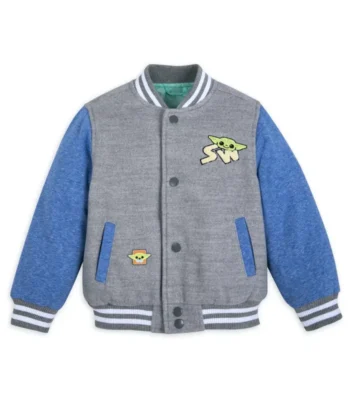 Baby Yoda The Force Varsity Jacket
