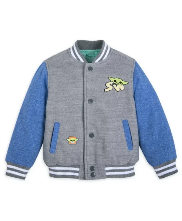 Baby Yoda The Force Varsity Jacket