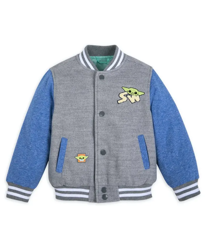 Baby Yoda The Force Varsity Jacket Baby Yoda The Force Varsity Jacket
