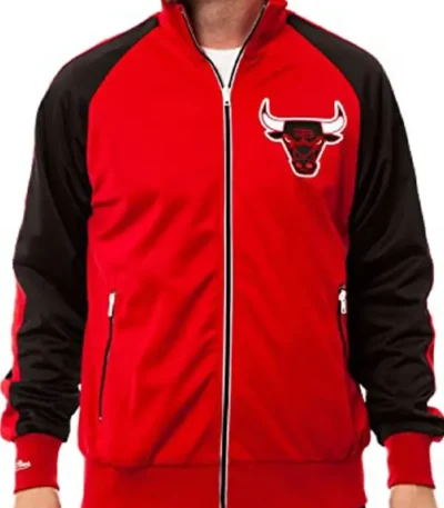 Backboard Chicago Bulls Red Track Jacket