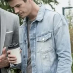 Barry Allen The Flash S04 Blue Denim Jacket