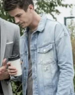 Barry Allen The Flash S04 Blue Denim Jacket