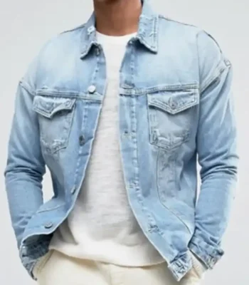 Barry Allen The Flash S04 Blue Denim Jacket