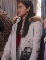 Bela Malhotra The Sex Lives of College Girls Grey Coat